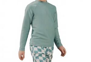 NEW MILES THE LABEL kids' long sleeve rashguard in teal